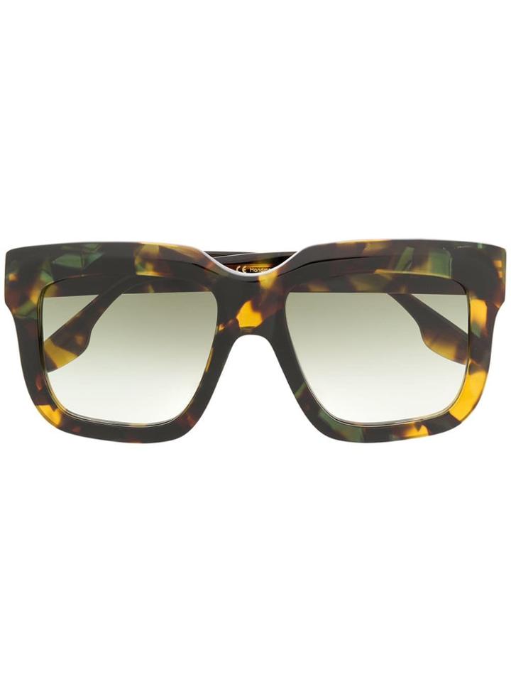 Victoria Beckham Oversized Square Sunglasses - Brown