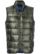 Paoloni Padded Gilet - Green