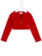Monnalisa Cropped Cardigan, Girl's, Size: 10 Yrs, Red