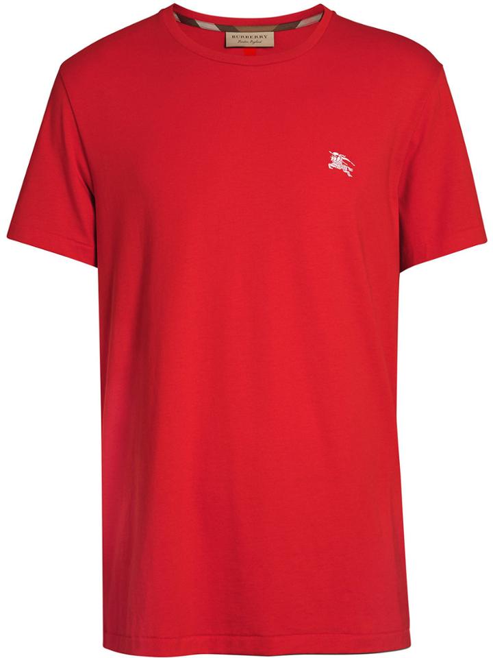 Burberry Equestrian Embroidered T-shirt