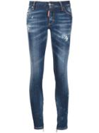 Dsquared2 'skinny' Jeans, Women's, Size: 44, Blue, Cotton/spandex/elastane