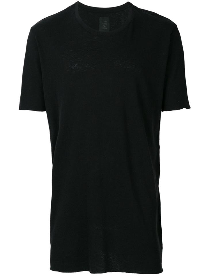 Thom Krom Contrast Stripe Detail T-shirt - Black