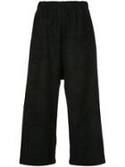 Uma Wang Wide Leg Cropped Pants - Black