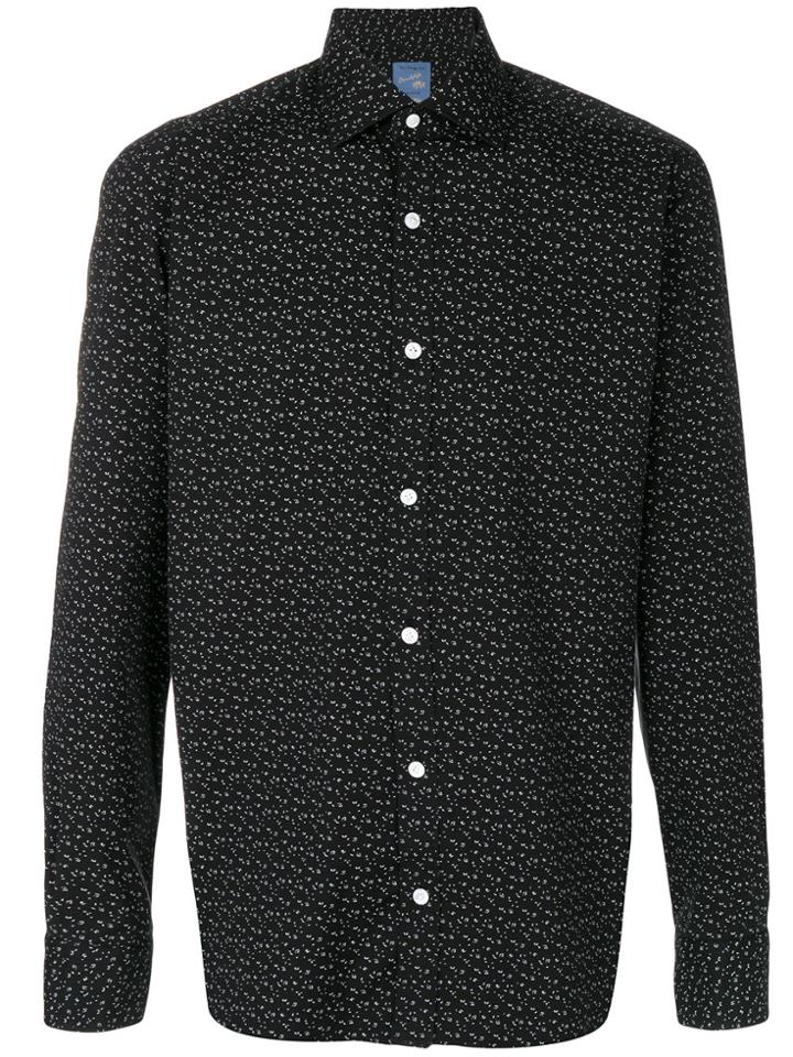 Barba Printed Shirt - Black