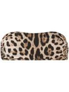 Dolce & Gabbana Leopard Print Bikini Top - Neutrals