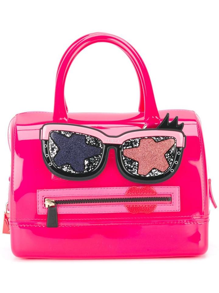 Furla 'candy Gang Boston' Tote, Women's, Pink/purple