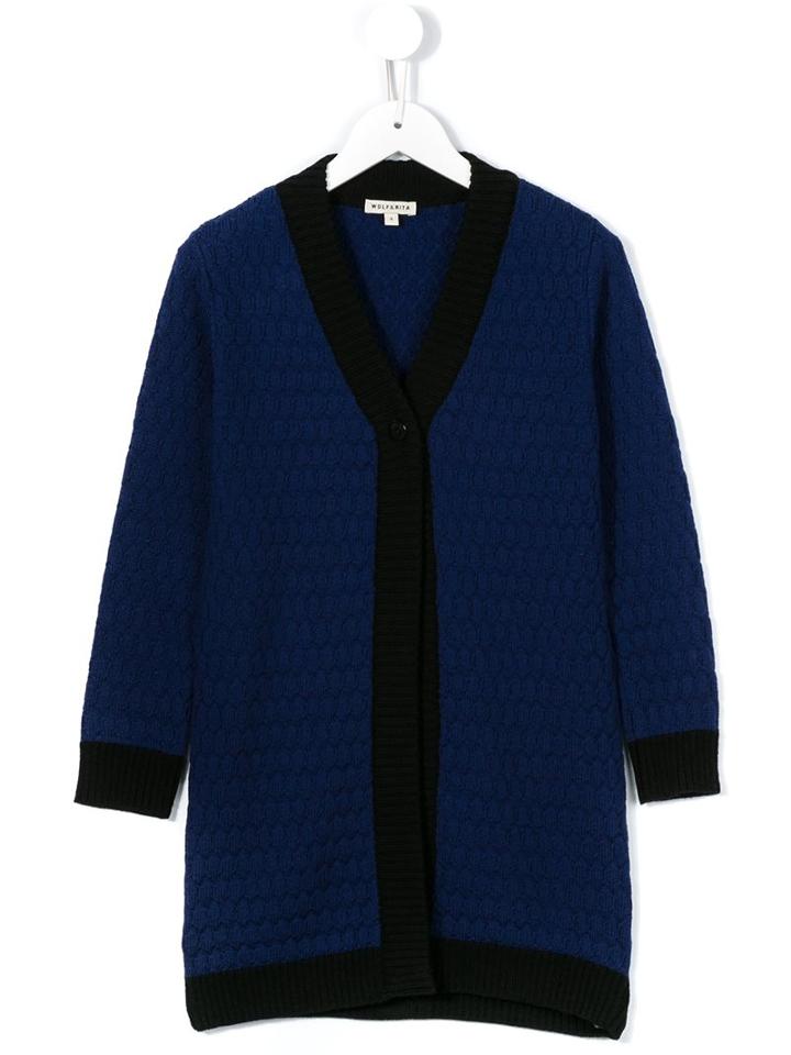 Wolf & Rita 'camila' Cardigan, Girl's, Size: 8 Yrs, Blue