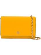Tory Burch Logo Clutch Bag - Yellow & Orange