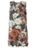 Dolce & Gabbana Daisy And Poppy Print Dress, Women's, Size: 40, Polyester/silk/spandex/elastane
