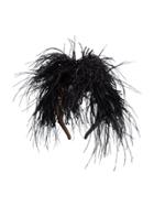 Loewe Slip-on Feather Headband - Black