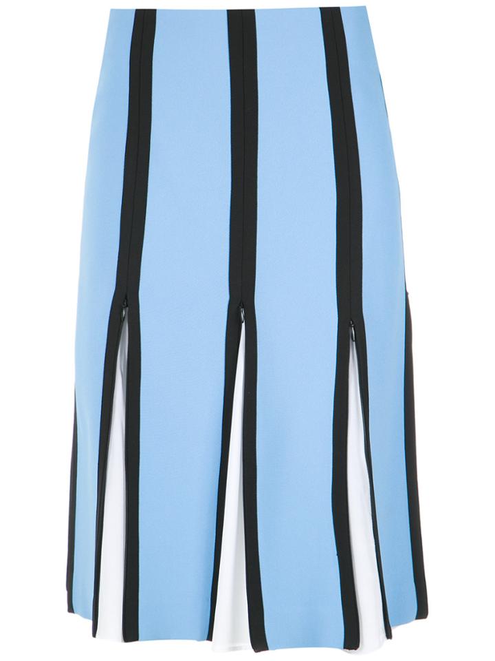 Reinaldo Lourenço Panelled Midi Skirt - Blue