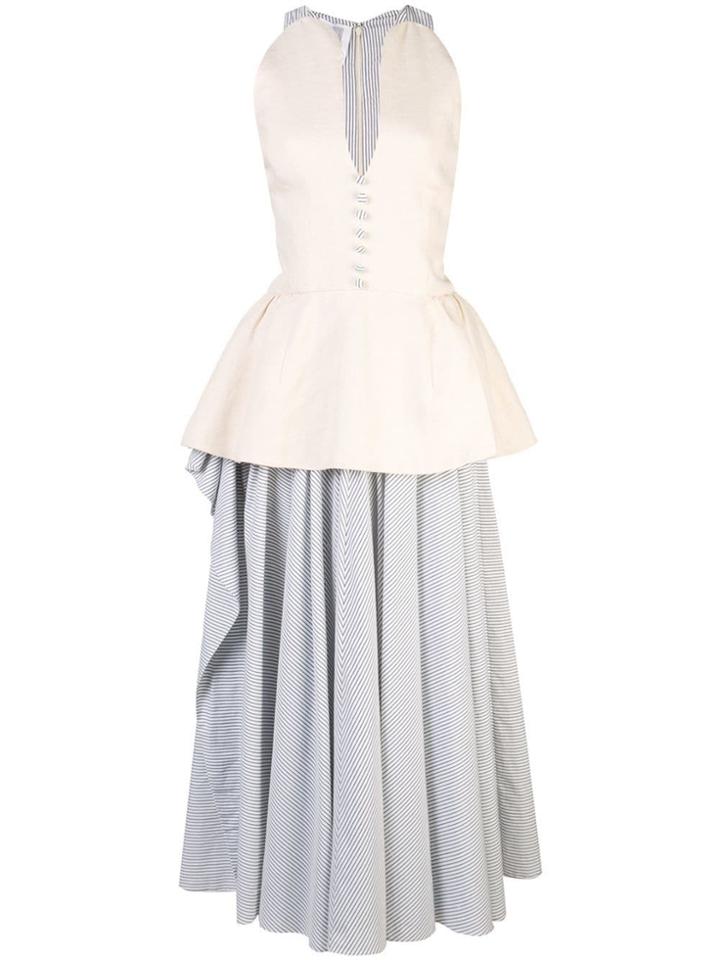 Rosie Assoulin Layered Midi Dress - Neutrals