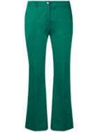 Pt01 Cropped Bootcut Trousers - Green