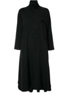 Y's Midi Shirt Dress - Black