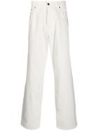 Pop Trading International Straight Leg Trousers - White