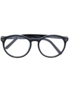 Chloe Eyewear - Round Frame Glasses - Women - Acetate - 54, Black, Acetate