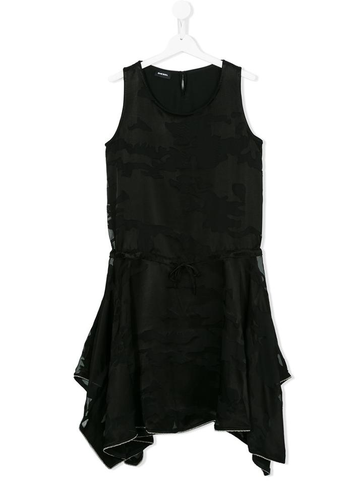Diesel Kids Dolores Dress, Size: 14 Yrs, Black