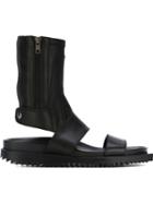 Ann Demeulemeester Ribbed Panel High Sandals