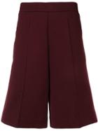 Oamc Wide Leg Shorts - Red