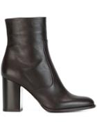 Veronique Branquinho Chunky Heel Ankle Boots