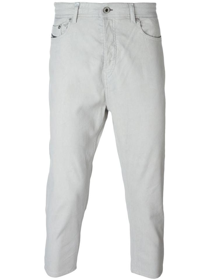 Diesel Black Gold Classic Chinos, Men's, Size: 31, Grey, Cotton/polyester/spandex/elastane