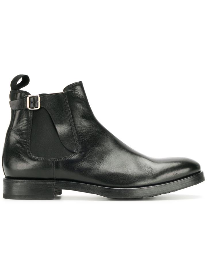 Henderson Baracco Buckle Chelsea Boots - Black