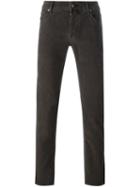 Jacob Cohen Five Pocket Trousers, Men's, Size: 34, Brown, Cotton/spandex/elastane