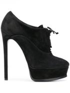 Casadei Lace-up Platform Boots - Black