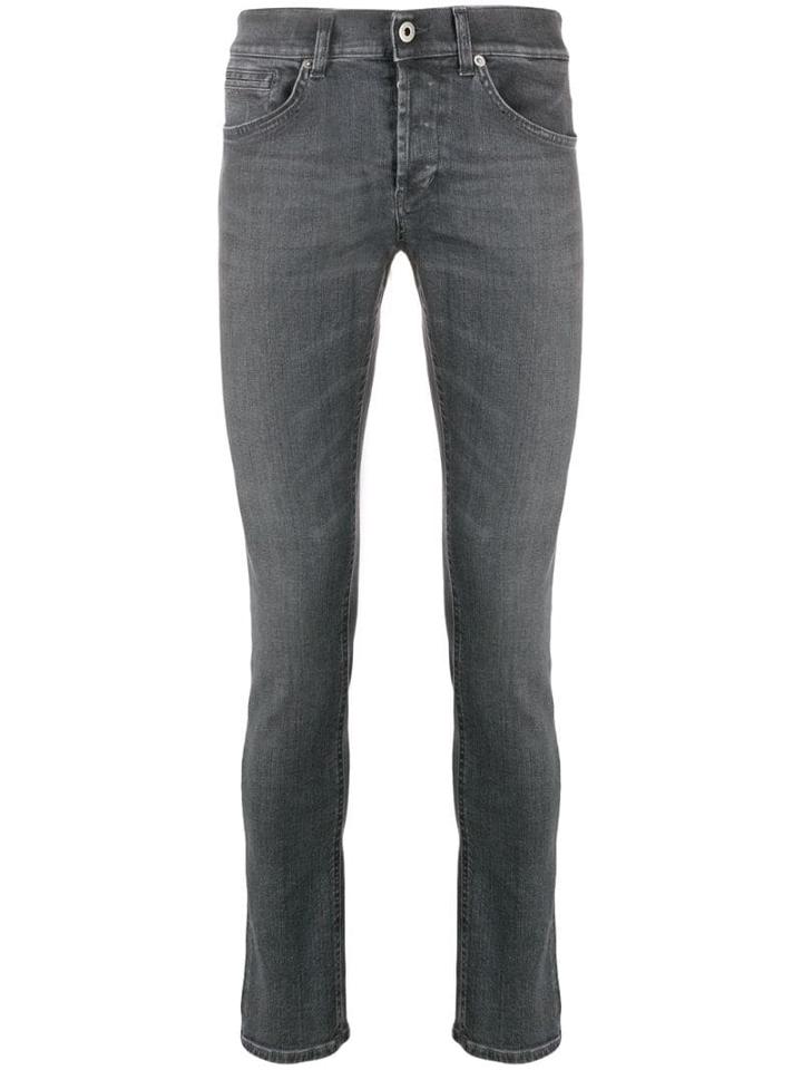 Dondup Turn-up Cuff Skinny Jeans - Grey