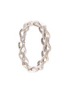 John Hardy Asli Classic Chain Link Diamond Pavé Bracelet - Silver