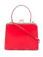 Simone Rocha Scalloped Trim Tote Bag - Red