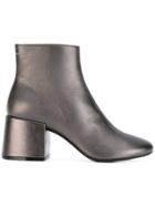 Mm6 Maison Margiela Metallic Ankle Boots - Grey