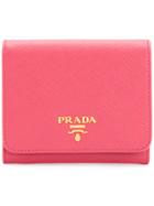 Prada Trifold Flap Wallet - Pink & Purple