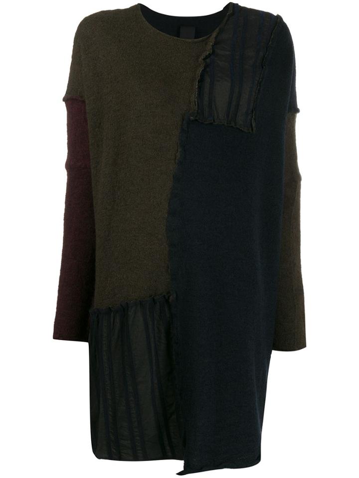 Rundholz Black Label Oversized Knitted Jumper - Blue
