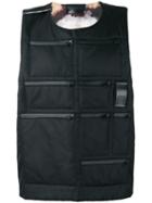 Letasca - Sleeveless Bomber Vest - Men - Polyamide/polyester - S, Black, Polyamide/polyester