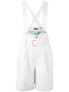 Diesel - Buckle Detail Dungarees - Women - Cotton - 27, Nude/neutrals, Cotton
