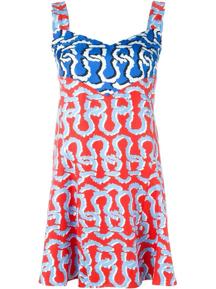 Kenzo Curvy Lines Print Dress