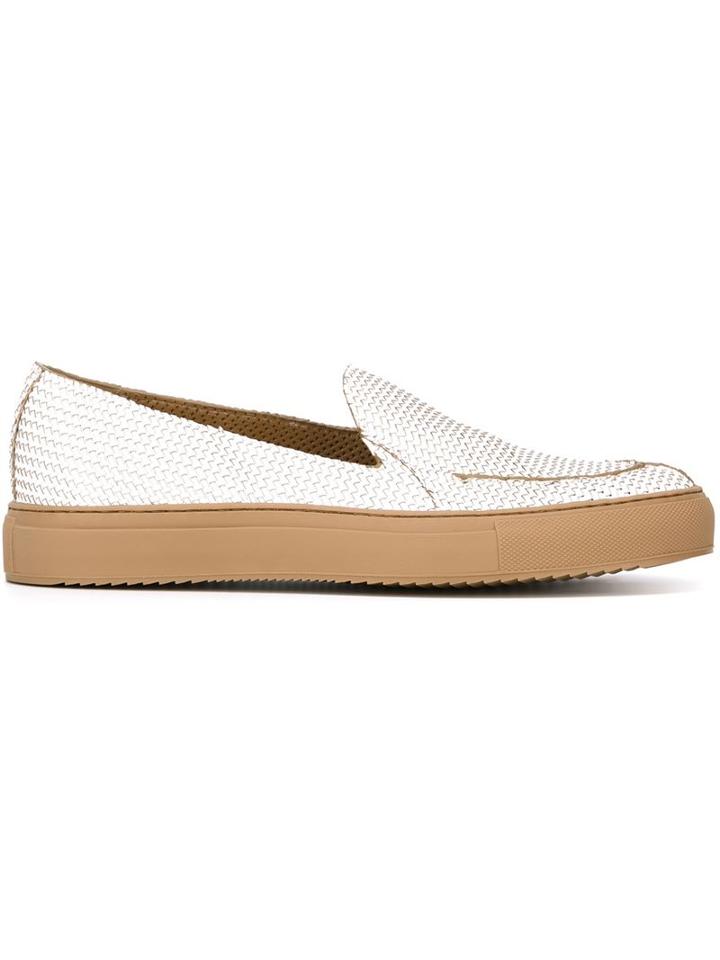 Raparo Weavebasket Effect Trim Detail Loafers