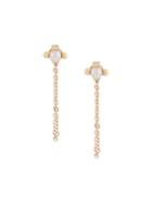 Karen Walker Vermeer Pearl Earrings - Gold