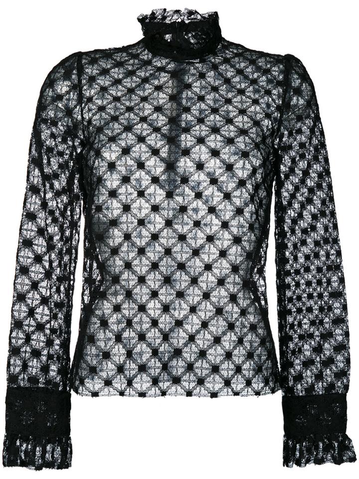 Philosophy Di Lorenzo Serafini Lace Detail Shirt - Black