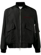 Ex Infinitas - 'surfing' Bomber Jacket - Men - Silk - 48, Black, Silk