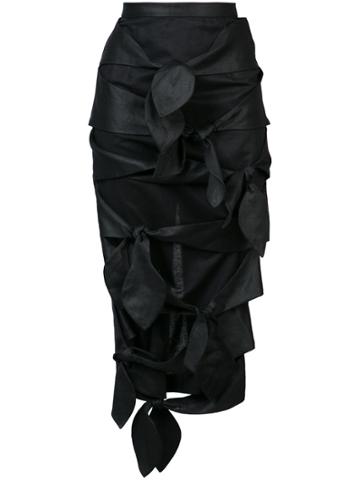 Maki Oh Multi Bow Skirt - Black