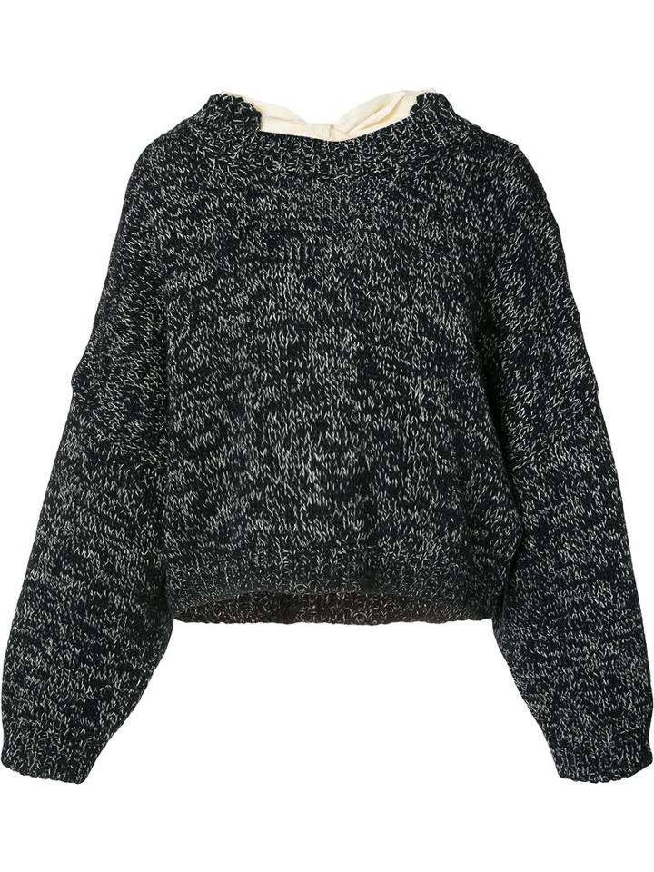J.w.anderson - Tie Detail Top - Women - Cotton - M, Blue, Cotton