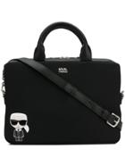 Karl Lagerfeld Ikonik Laptop Bag - Black