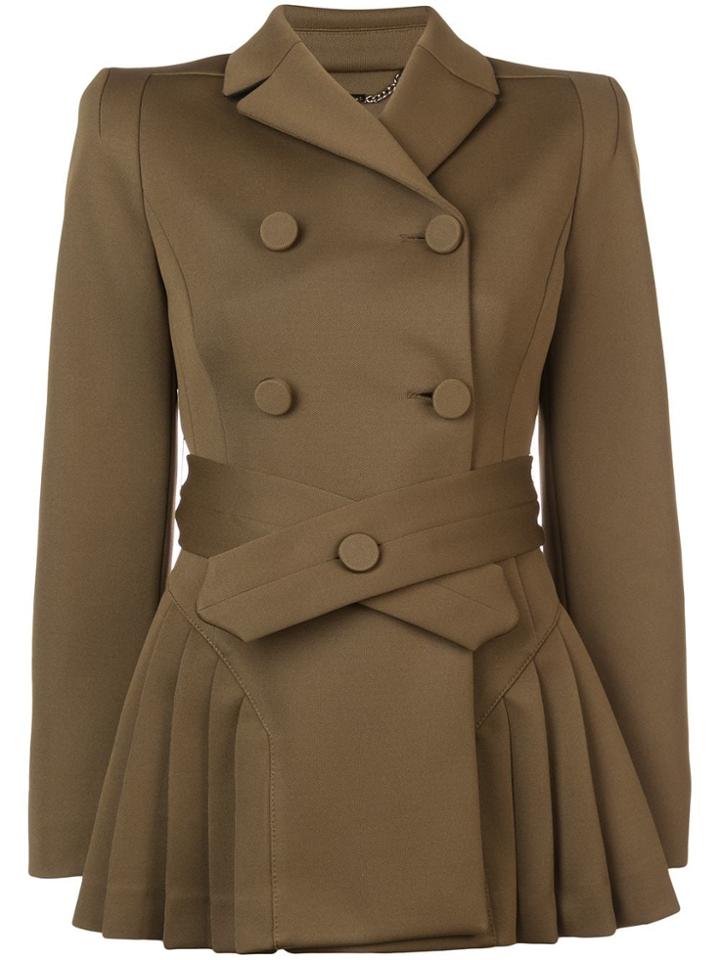 Fendi Double Breasted Blazer - Green