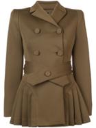 Fendi Double Breasted Blazer - Green