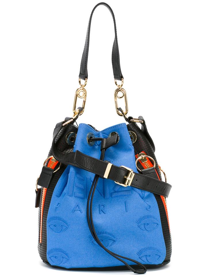 Kenzo Kombo Bucket Tote, Women's, Black, Nylon/cotton
