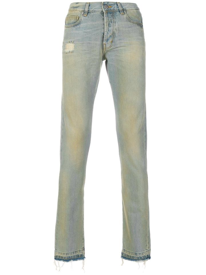 Misbhv Distressed Slim-fit Jeans - Blue