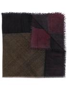 Faliero Sarti Panelled Scarf - Brown