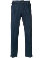 Pt01 Pressed Straight Leg Jeans - Blue